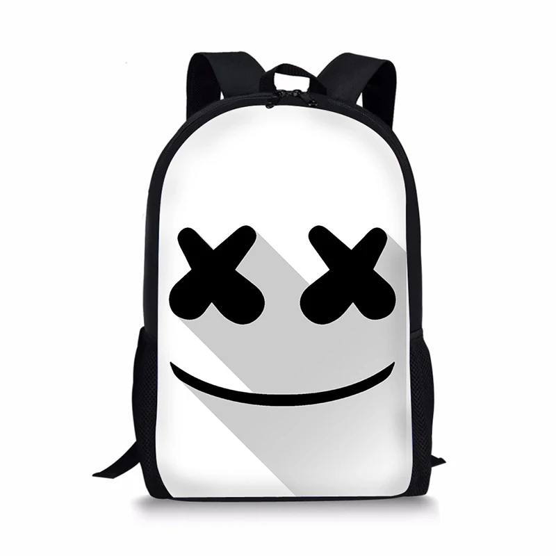 

Marshmello Backpack Children Boys Girls Helmet Junior School Bags Shoulder Bag rugzak Girl Backpack School Book Bag Travel Bags