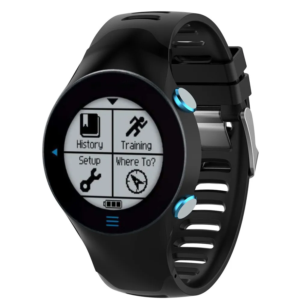 Силиконовый ремешок для Garmin Forerunner 610, ремешок для часов, резиновый ремешок, 220 мм, спортивные браслеты, инструмент для работы, ремешок для часов - Цвет: A