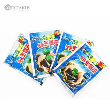 

MUCIAKIE 10 Bags (12g/bag) Fast Growing Roots Powder Fertilizer Seedling Germination Aid Flowers Improve the Survival Rate