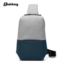 Boshikang Для мужчин нагрудная Сумка Высокое качество Оксфорд мужской кросс-боди стиль сумки айпада, сотового телефона рюкзак сумка-мессенджер мужская сумка на каждый день