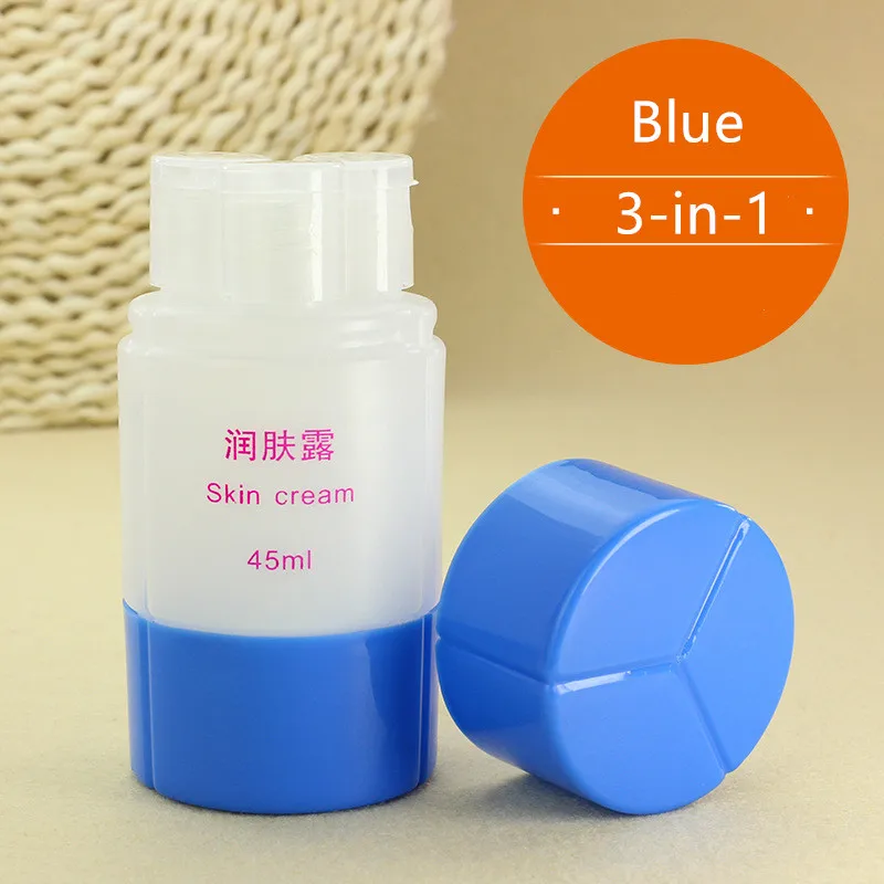 Travel Cosmetics Three-In-One Bottling 4-In-1 Bottle Shampoo Shower Gel Storage Wash Bag Empty Bottle - Цвет: Color 9