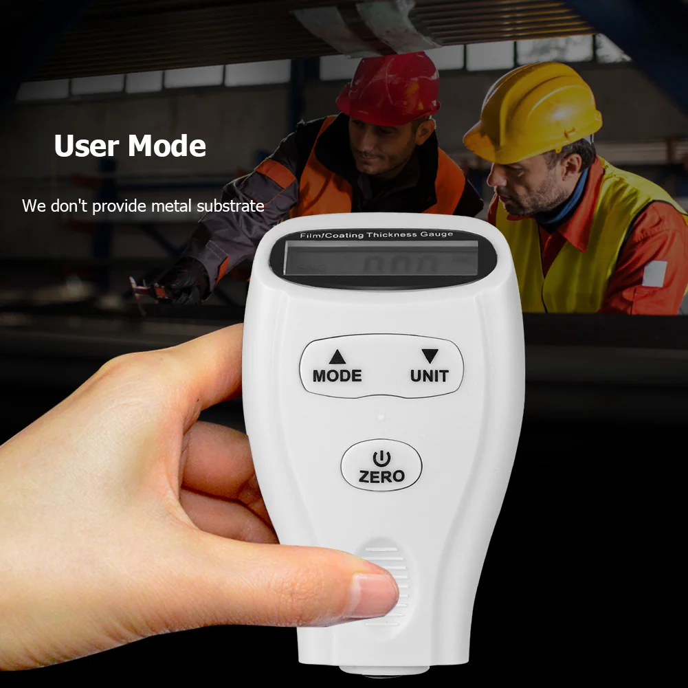 

LCD Car Paint Coating Thicknes Tester Measuring Gauge Meter GM200/GM200A White