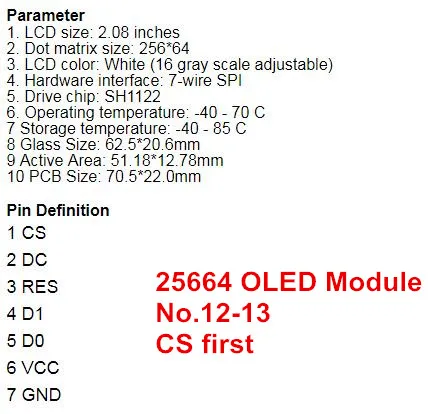 2,0" межсоединений интегральных схем I2C OLED дисплей модуль SPI экран 256*64 25664 горошек 31pin белого и синего цветов на выбор, SH1122 Водительская подушка безопасности припоя pin-код