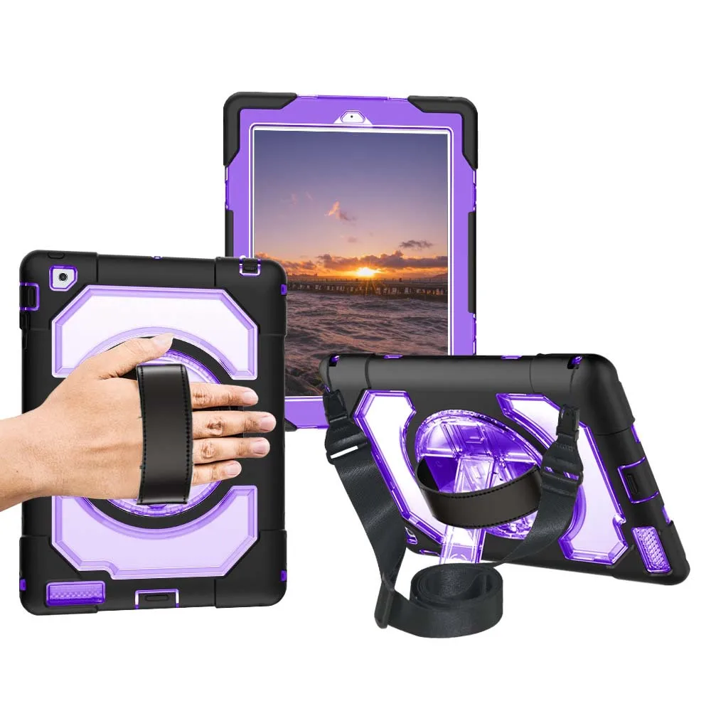 Планшетный чехол для iPad 2/3/4 тяжелых условий эксплуатации прочный силиконовый