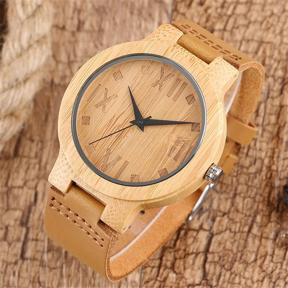 unique fashion bamboo watch