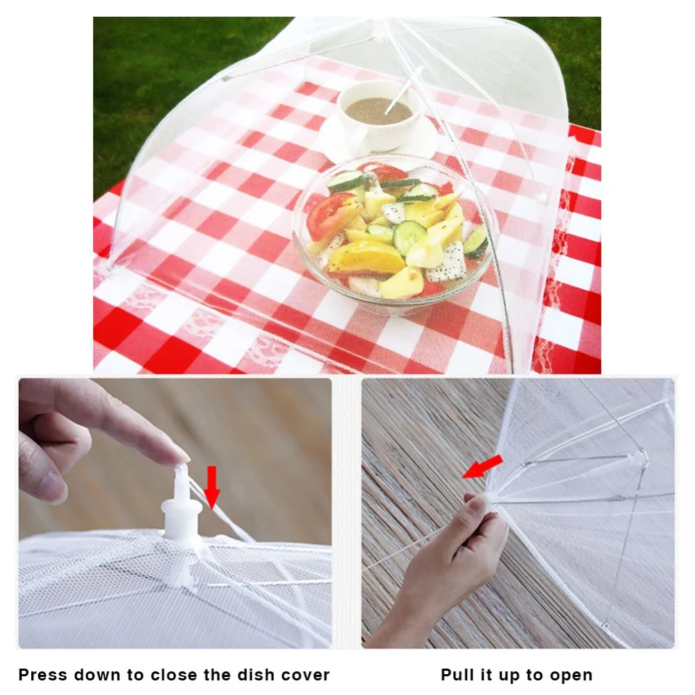 5 Упак. Большой Pop-Up Mesh контейнеры пищевые 18*18 дюймов палатка зонтик на открытом воздухе пикники BBQs ошибки экран палатки протекторы складной
