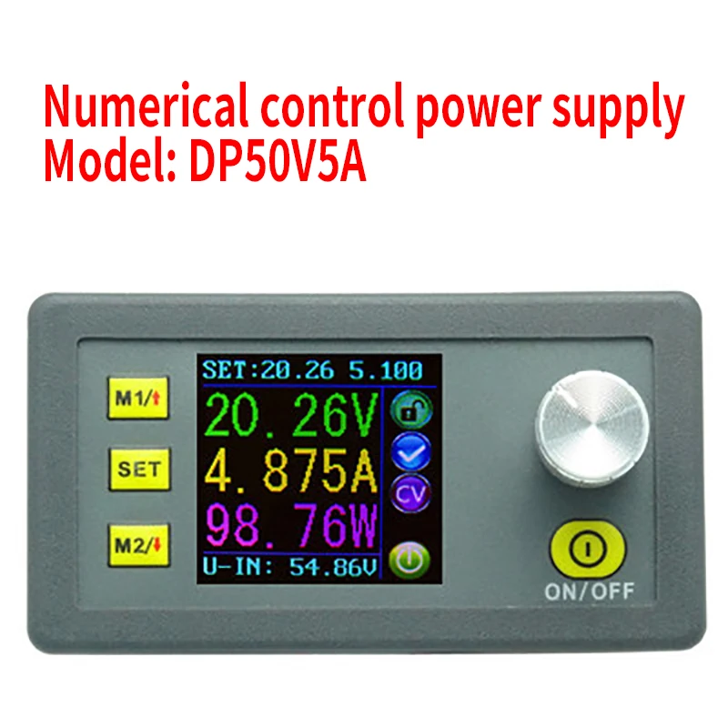  DP50V5A Digital Control DC Power Supply Adjustable Buck Module Integrated Voltmeter Ammeter Color S