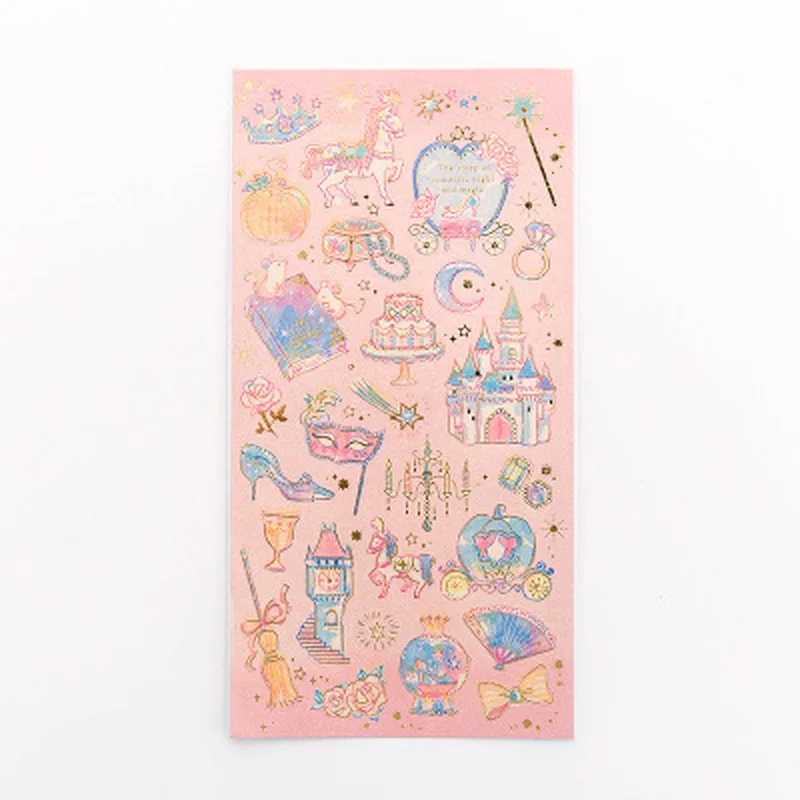 1pcs Hot stamping Cute Sticker Custom Stickers Personalized Sticker Cute Stationery Student Stickers Scrapbooking Art Supplies