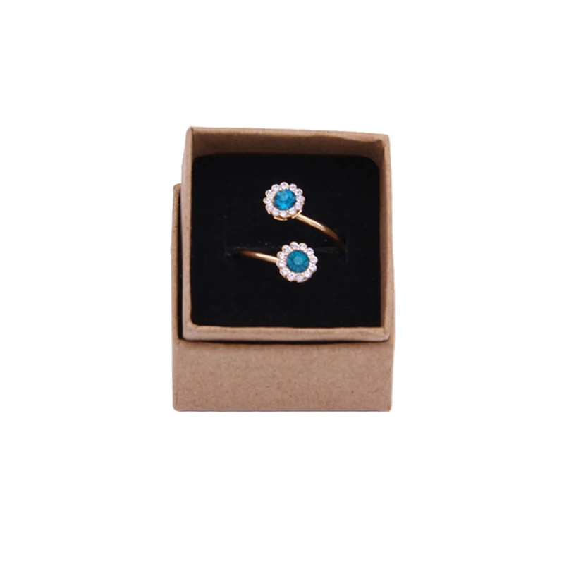 4x4x3cm Ring Box 24pcs Kraft Earrings/Pendant Gift Boxes High Quality Jewelry Organizer Display Paper Packaging Black Sponge 4x4x3cm Ring Box 24pcs Kraft Earrings/Pendant Gift Boxes High Quality Jewelry Organizer Display Paper Packaging Black Sponge