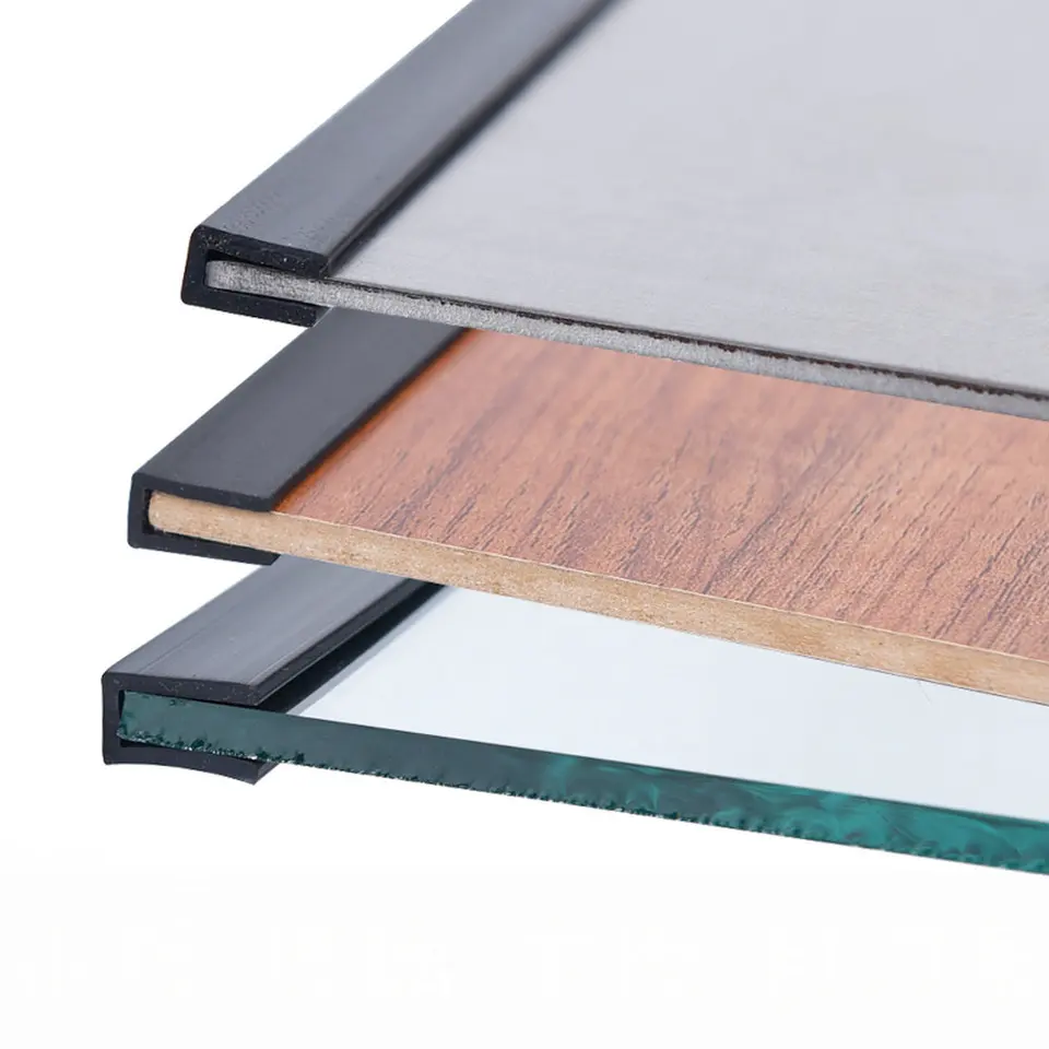 Rubber U Strip Edge Shield Encloser Bound Gl Metal Wood Panel Rubber U Strip Edge Shield Encloser