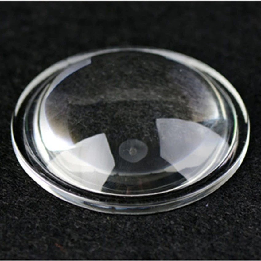 

38mm Transparent semi-circle Plano-convex LED Lenses Optic Lens Grade PMMA For Lens Reflector