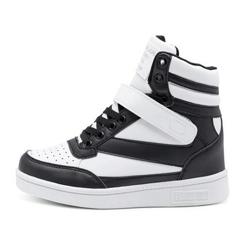 

2018 new women wedge heel casual shoes High Top Sneakers Wome Platform Wedges Tenis Feminino Esportivo Casual Female Shoes