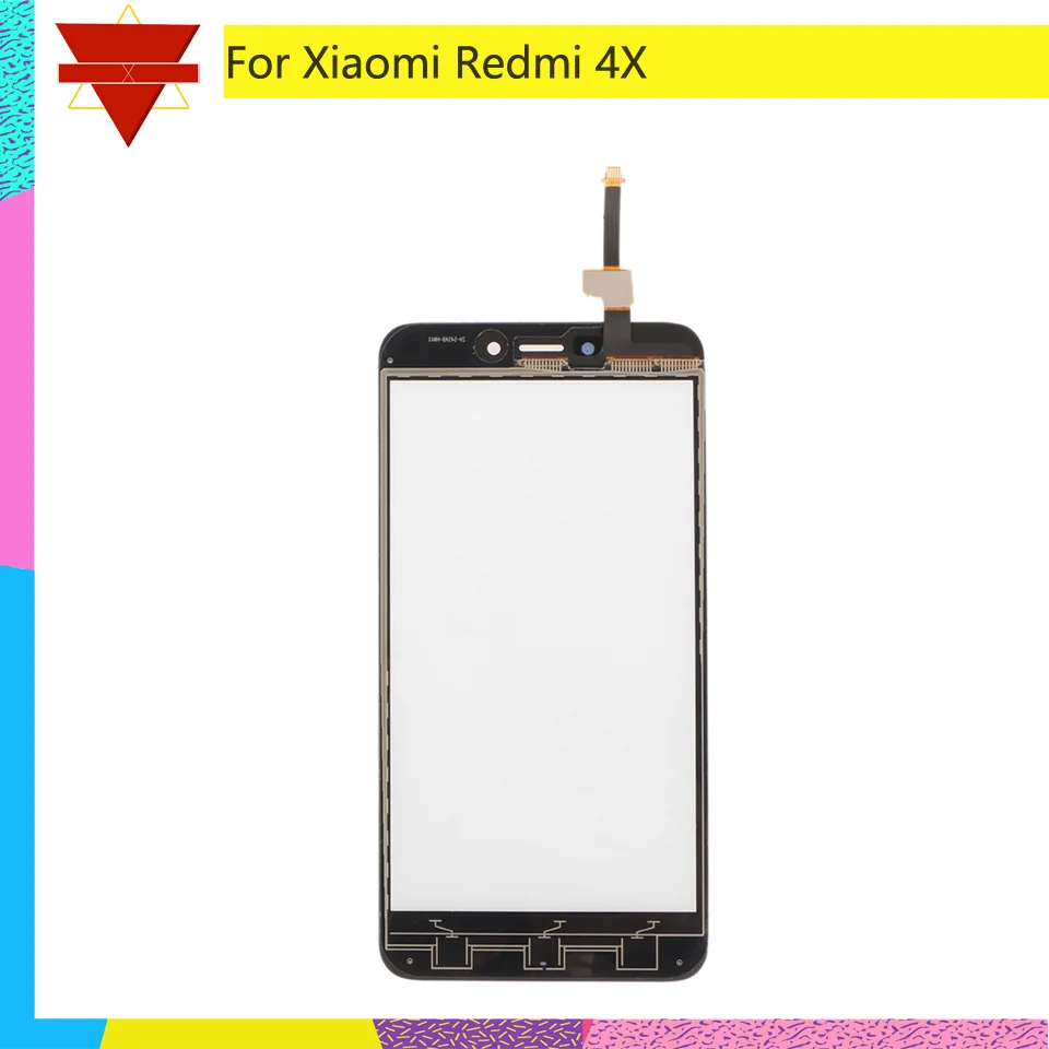 Redmi 4X Передняя панель 5," для Xiaomi Redmi 4X Redmi4X сенсорный экран сенсор ЖК-дисплей дигитайзер Переднее внешнее стекло