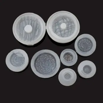 

8Pcs Silicone Molds Macaron Chocolate Cookie Fondant Handmade Food Jewelry Molds
