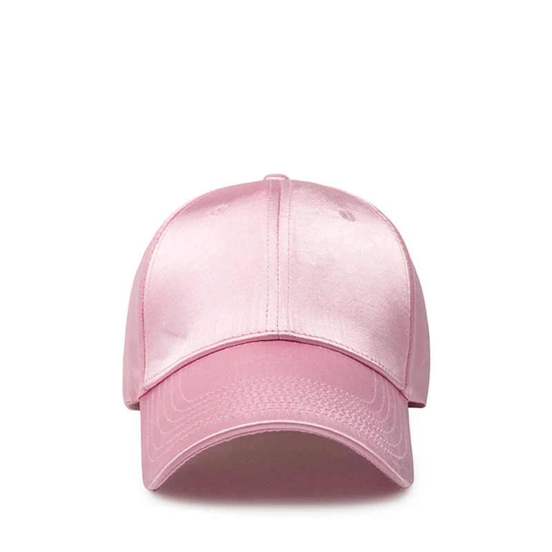 

2017 Spring ladies hat casual lady dad hat lady brand 9 panel silk baseball cap bone male female Snapback Casquette