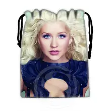 H-P697 Custom christina aguilera#20 drawstring bags for mobile phone tablet PC packaging Gift Bags18X22cm SQ00806#H0697
