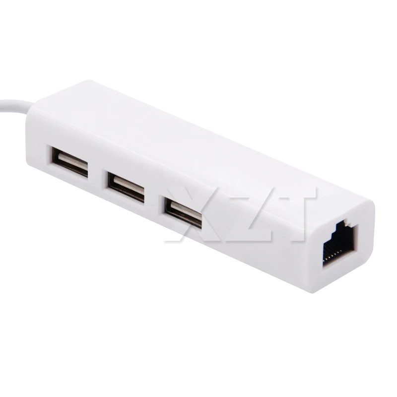 

AT brand new With 3 Port USB Hub USB-C Converter For Macbook Notebook Windows JAN28 USB 3.1 Type-C to RJ45 Ethernet LAN Adapter