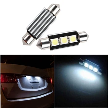 

Car Lights 36mm 3 5050 SMD LED Festoon Light CANBUS Error Free c5w Car Auto Light Lamp Bulb White DC12V