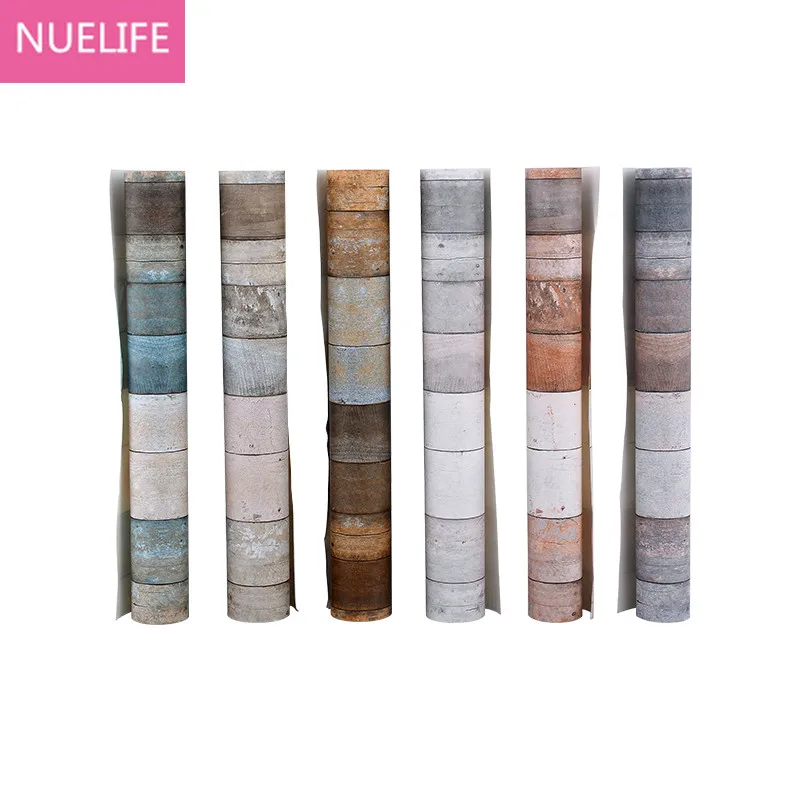 

0.53x10m Vintage Style Board Pattern Wallpaper Kids Room Bar Restaurant Bedroom Store Background Wallpaper