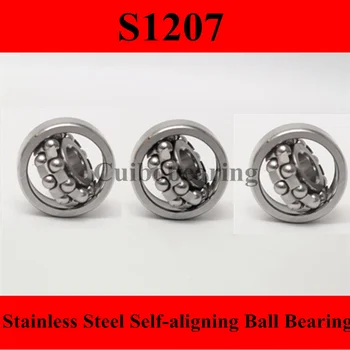 

stainless steel bearings 1207 Stainless steel self-aligning ball bearings S1207 Size 35*72*17