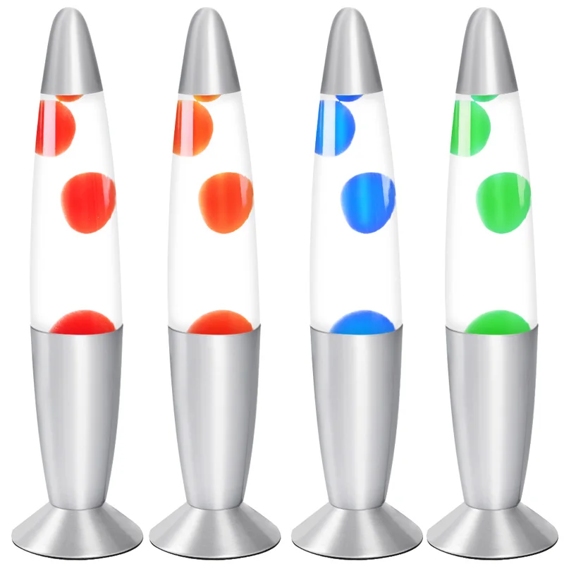 

Aluminum Base Lava Waxing Lamp Light Creative Decoration Light Small Night Light For Bedroom