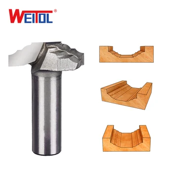 

WeiTol 1pcs Engraving Bit solid carbide router bit Woodworking Tools CNC milling cutter endmill for wood