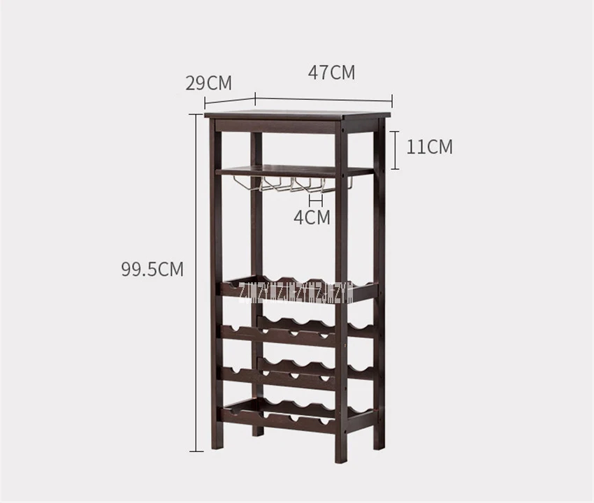 ZT-JJ0617, современный деревянный винный стеллаж, бамбуковый Штабелируемый винный держатель, многоуровневый деревянный органайзер для хранения вина, многофункциональные винные стаканы