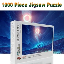 Олень света 1000/1500 шт головоломки Дети Взрослые Обучающие игрушки вентиляторы коллекция DIY украшения подарок