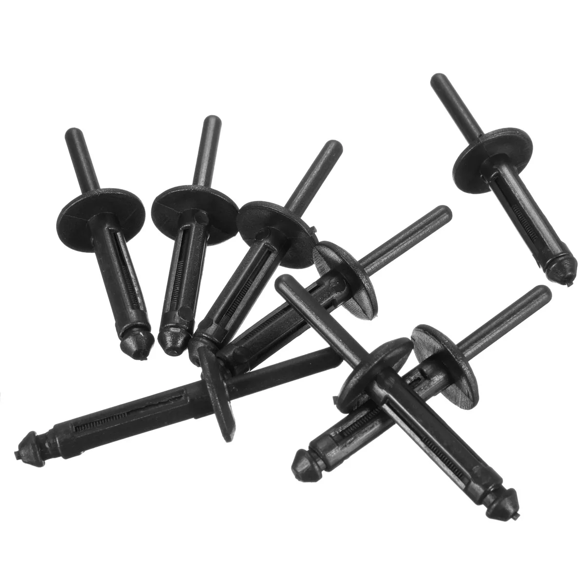 50 Pcs Blind Mudguard Bumper Fastener Rivet Clips Set For Jeep /Grand