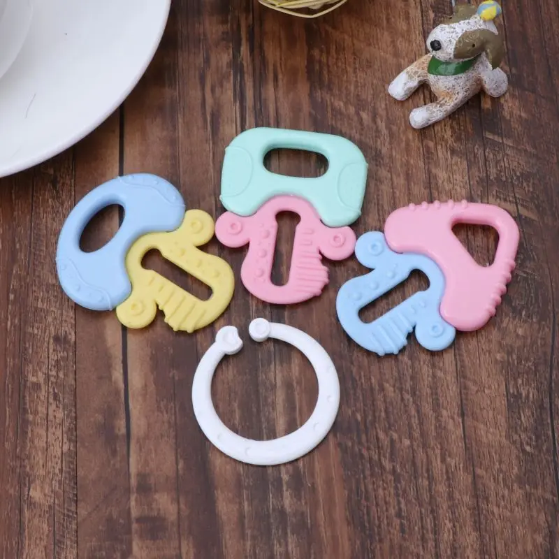 

4pcs/set Baby Teether Fruit Shape Baby Teething Soft Teething Toys Infant Chew Tooth Toys