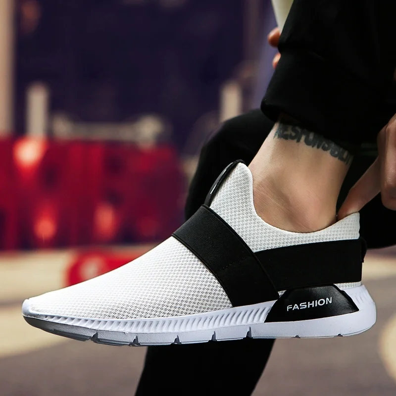 

Sycatree 2018 New Summer Fashion Men Casual Shoes Outdoor Slip on Sport Sneakers (Size 39--44) loafer shoes zapatos de hombre