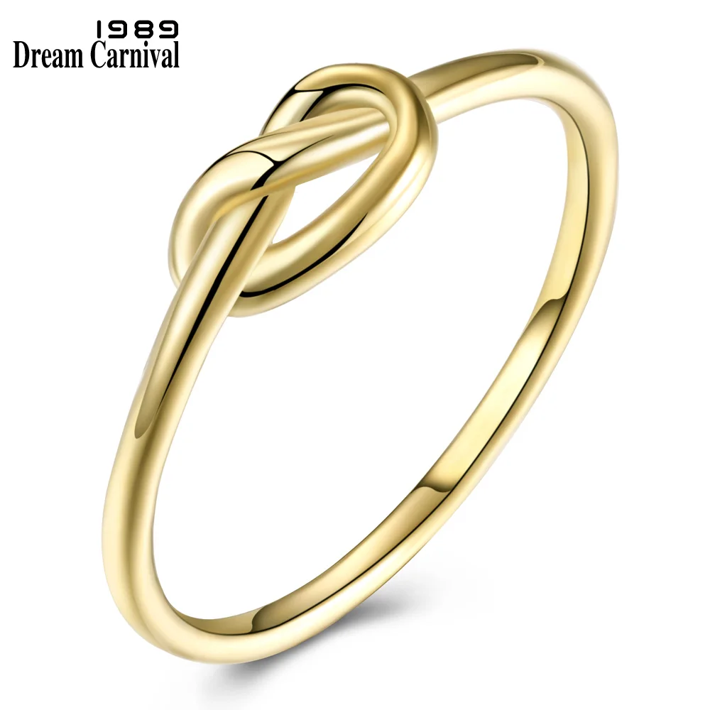 Dreamcarnival1989 High Polished Stainless Steel Women Infinity Knot