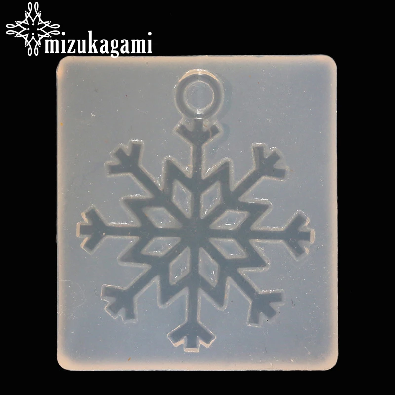 1pcs UV Resin Jewelry Liquid Silicone Mold Big Christmas Snowflake Resin Molds For DIY Necklace Pendant Charms Making Jewelry