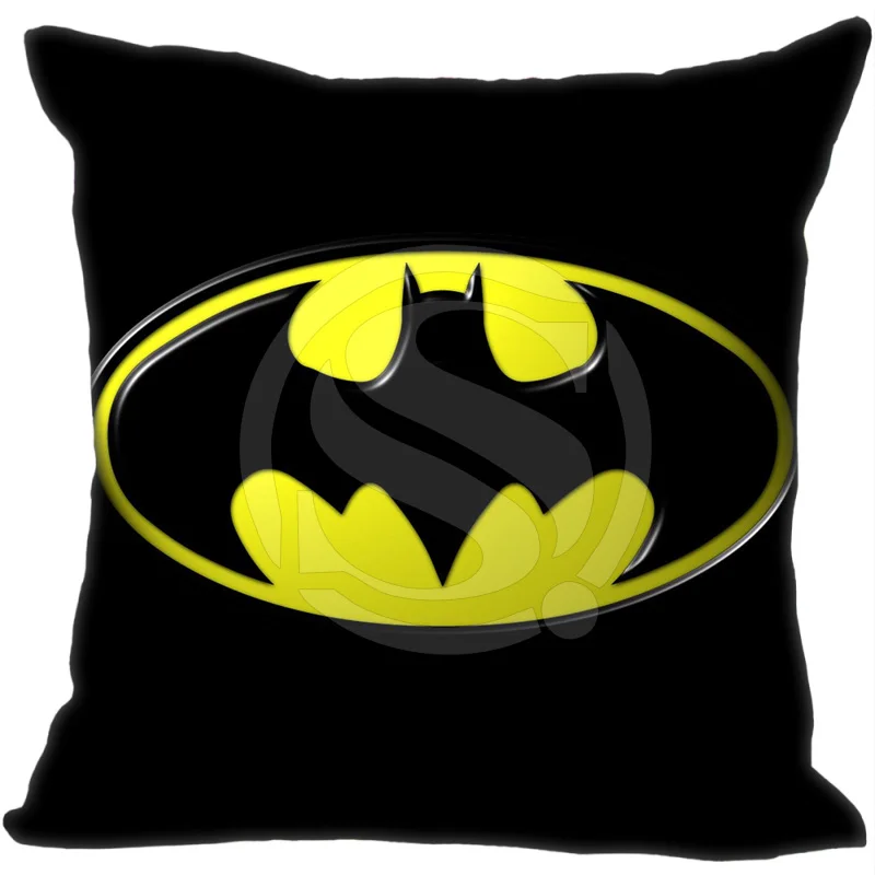 New Arrival Custom Pillow Case Batman Pillowcase zipper 16x16 inch (One