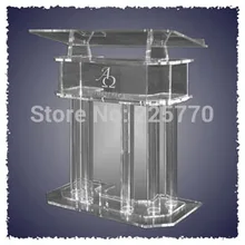 Прозрачная акриловая церковная кафедра подиумов/трибуну/кафедра проповедника из оргстекла горячая Распродажа современные акриловые прием дисплей, высокое качество трибуна