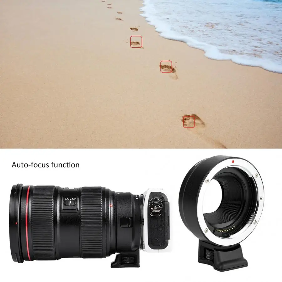 Адаптер объектива Viltrox EF-EOS M AF для объектива Canon EF EF-S для объектива Canon EOS M беззеркальная камера M AF адаптер объектива