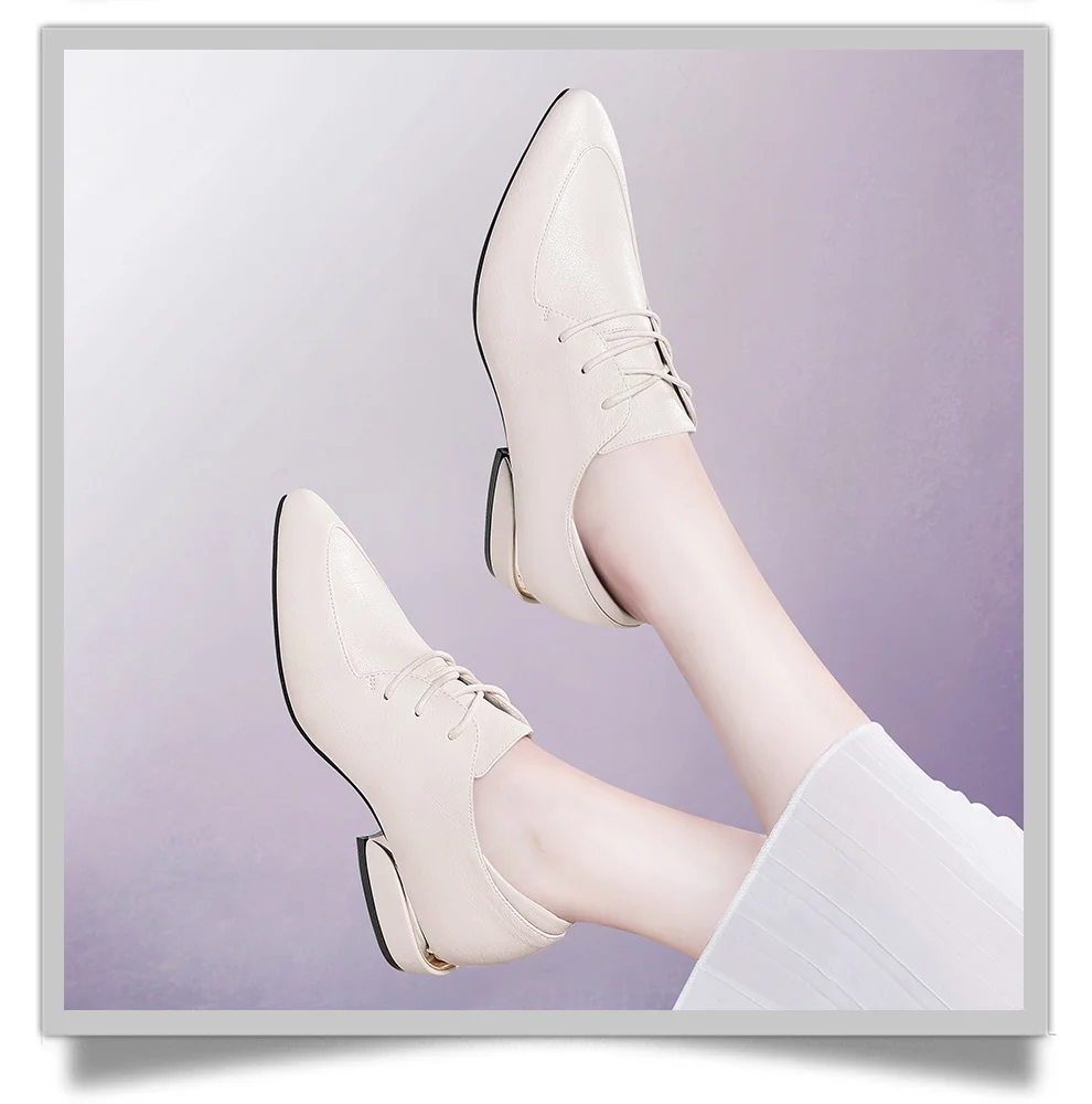 Guciheaven/; туфли-лодочки на шнуровке; женская обувь для девушек; визуально увеличивающая рост обувь на каблуке 1 см с острым носком; офисные туфли без задника для зрелых женщин; обувь в деловом стиле