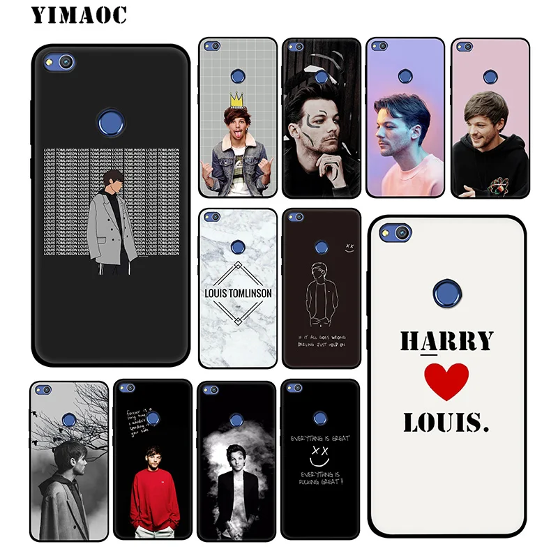 YIMAOC 1D Луи Томлинсон мягкий чехол для huawei Honor вид 20 10 8X8 8C 6A 7A 7X 7C Lite рro Y9 Y7 Y6 Prime 2018 2017 |
