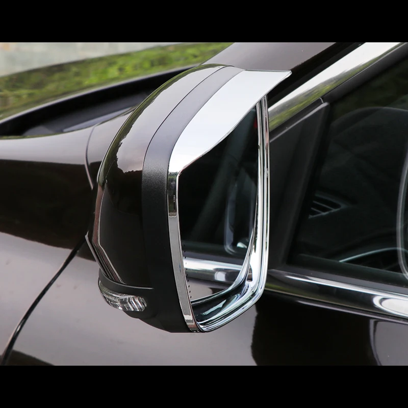

For Renault Kadjar 2015 2016 2017 2018 2019 Car rearview mirror block rain eyebrow Trims Rear View Frame Auto Styling