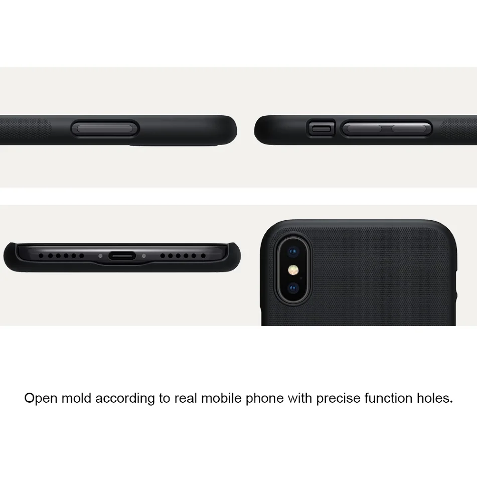 Чехол NILLKIN для iPhone X / XS XR Max /8/8 Plus чехол 4 7/5 5/5 8/6 1/6 5 Матовый Жесткий Подарочный