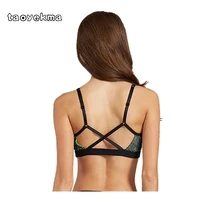 Лифчик для бега и для фитнеса без косточек из дышащего материала нательная одежда для йоги из сетчатого материала обернутый бюстгальтер B19