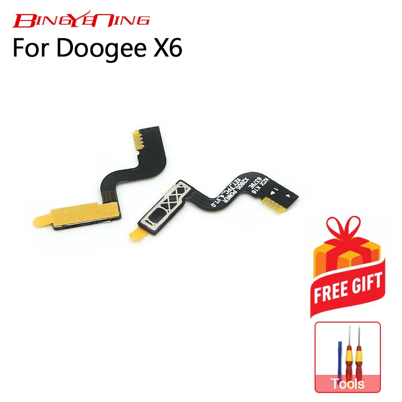 BingYeNing новый оригинальный Для Doogee X6 включение/выключение питания + Громкость FPC