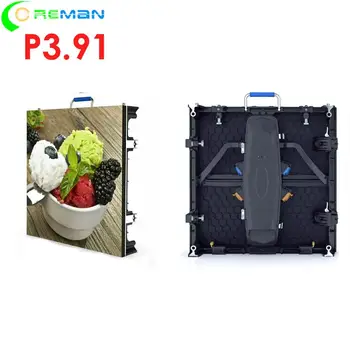 

IP65 IP67 mobile outdoor advertising digital display screens p3.91 , fast install assemble p3.91 curve led cabinet led module