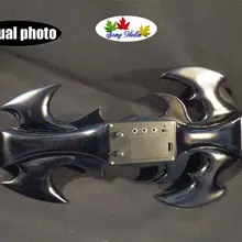 Твёрдое дерево песня искусство обтекание 5 струн 4/4 Черный crazy-1 электрическая скрипка#10307