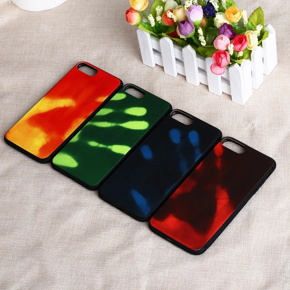 

HAISSKY Heat Sensitive Phone Case For iPhone 6 Plus 6S Plus Case Thermal Sensor Soft TPU Color Change Cover For iPhone 6 Plus
