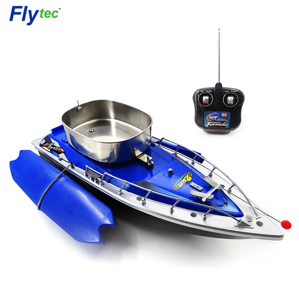 

Flytec 2011 - 3 RC Boat Intelligent Wireless Electric Fishing Bait Remote Control Boat Fish Ship Searchlight Toy Gifts 2019