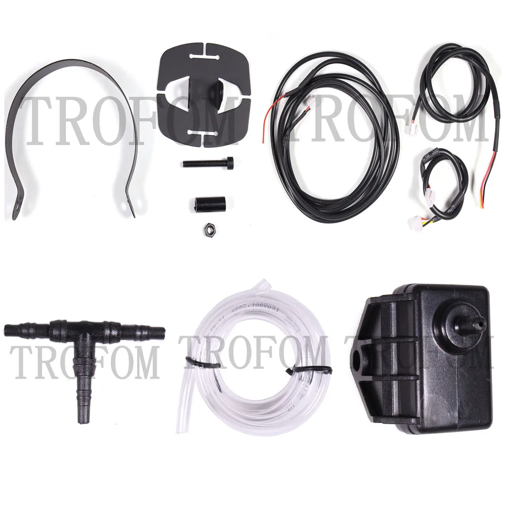 Universal Racing Gauge Turbo Boost Gauge GReddi 7 Light Colors LCD Display With Voltage Meter 62mm 2.5 Inch With Sensor