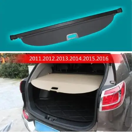 

Fits For KIA SPORTAGE 2011-2015 High Qualit Car Rear Trunk Cargo Cover Security Shield Screen shade (black, beige)