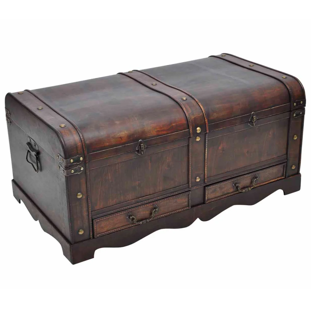 Vintage Large Wooden Coffee Table Treasure Chest Brown Coffee Table Rectangle Living Room Furniture Antique Style Coffee Table Vintage Large Wooden Coffee Table Treasure Chest Brown Coffee Table Rectangle Living Room Furniture Antique Style Coffee Table