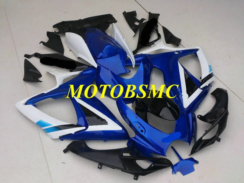 Комплект обтекателей для мотоцикла GSXR600 750 K6 06 07 GSXR 600 GSXR750 2006 2007 ABS верхний белый